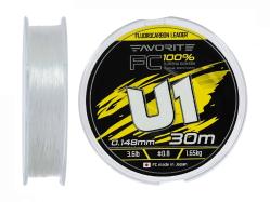Флюорокарбон Favorite U1 FC 30m #8.0/0.47mm 30.5lb/13.84kg